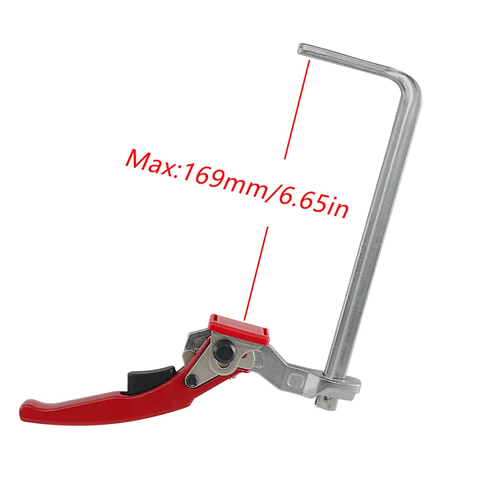 ALLSOME Set of 2 Ratcheting Table Clamps for Quick Release Track Saw and Guide Rail Systems