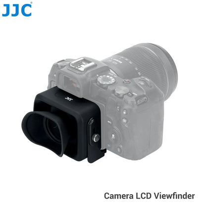 JJC 3X LCD Viewfinder Camera Extender Eyecup Eyepiece Collapsible Fit 3.0" Screen for Nikon Z30 Sony ZV-1 ZV-1F RX100 Canon G7X
