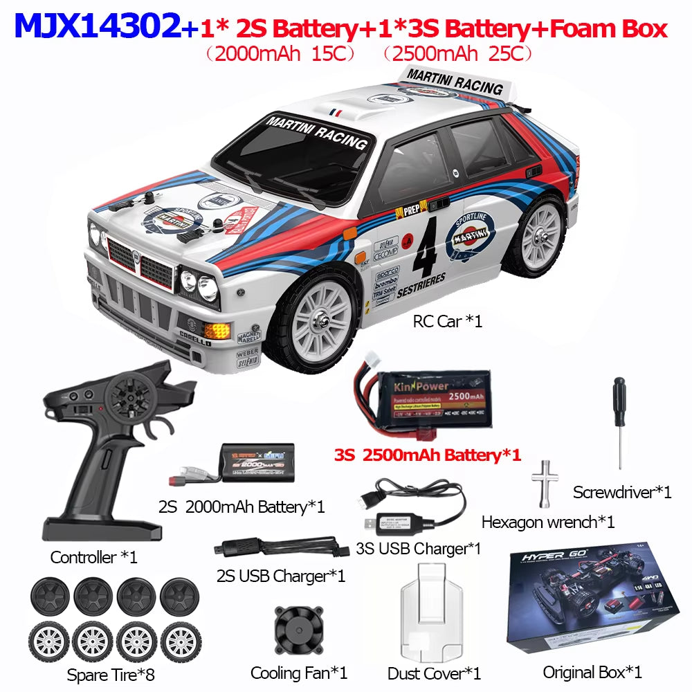 MJX 14301 14302 14303 1/14 RC Car 55Km/H Brushless HYPER GO 2.4G Remote Control 4WD Off-Road High Speed RC Car Truck Hobby Toy