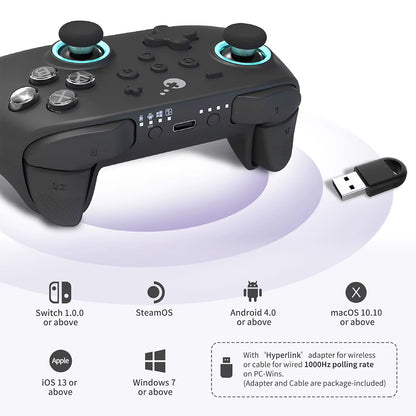 KK3 MAX Controller NS39 Kingkong 3 Wireless Gamepad for Windows Nintendo Switch Android Ios with Hall Effect Joysticks