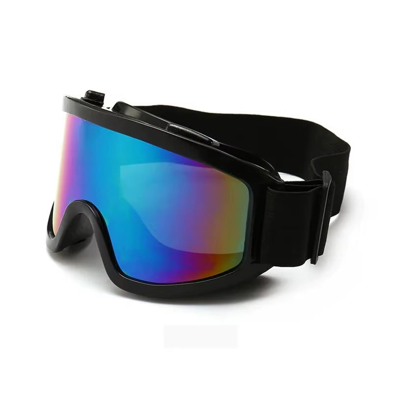 Protective Motorcycle Helmet Goggles for Outdoor Sports - Windproof and Dustproof Eye Protection for Skiing, Snowboarding, Motocross, and Riot Control
