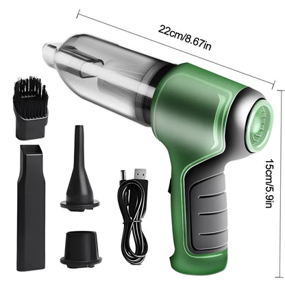 Car Wireless Vacuum Cleaner, Multi-Function Powerful Blowing and Suction, Household Handheld High-Power Dust Collector