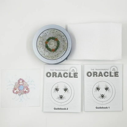 78 Cards the Transparent Oracle PVC Cards Paper Manual with White Cloth Card Games