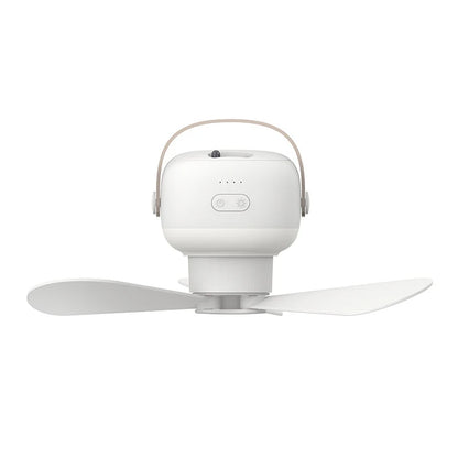 Tevorex Portable Ceiling Fans 7200Mah Outdoor Camping Fan with Remote Control LED Lighting Tent Ventilator Cooler Rechargeable Electric Fan