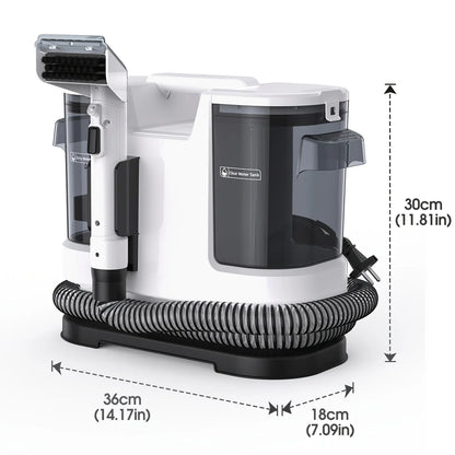 Lubluelu V8 Instant Heated Carpet Cleaner with 15Kpa Suction Power and Self-Cleaning Function for Effective Pet Stain Removal on Car, Couch, Rug, and Spot Cleaning