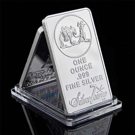 American Prospector 1OZ 999 Value Fine Silver Bullion Bar US Union Metal Coin Collectible