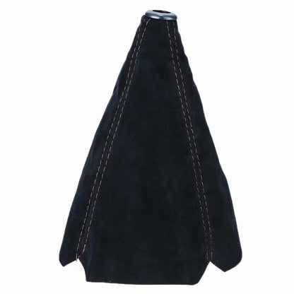 Universal Suede Leather Gear Shift Collar and Boot Cover for Manual Transmission Vehicles