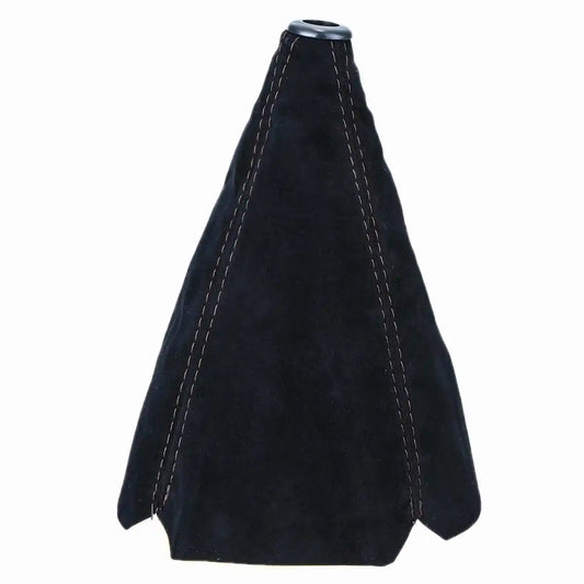 Universal Suede Leather Gear Shift Collar and Boot Cover for Manual Transmission Vehicles