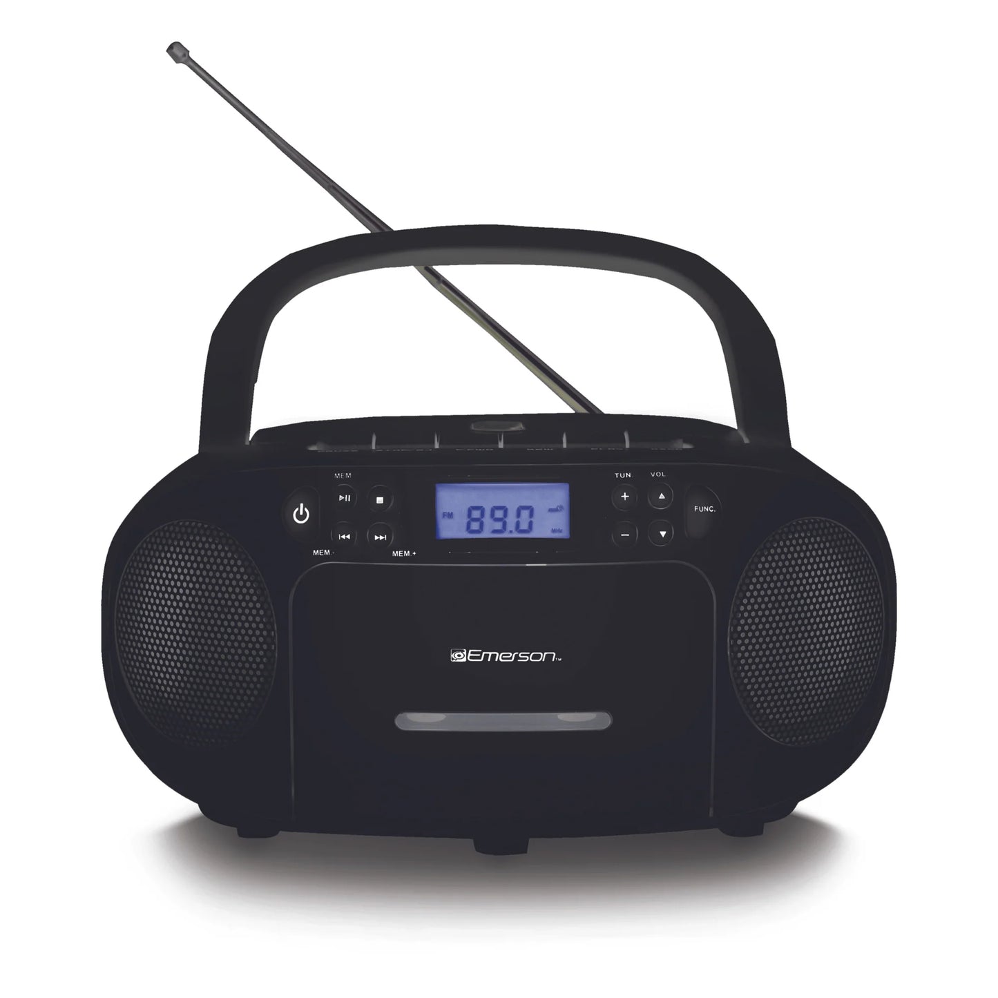 Emerson Portable Cd/Cassette Boombox with AM/FM Radio