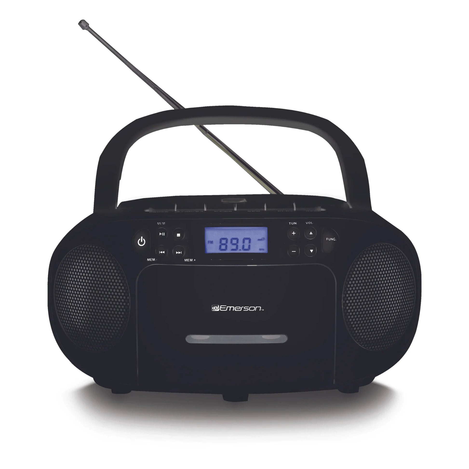 Emerson Portable Cd/Cassette Boombox with AM/FM Radio