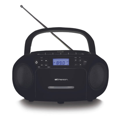 Emerson Portable Cd/Cassette Boombox with AM/FM Radio