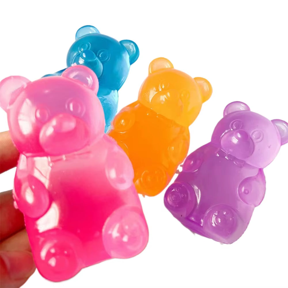 Mini Bear Maltose Squishy - Soft Slow-Rebound Stress Relief Ball, Sensory Fidget Toy for Anxiety and ADHD, Ideal Gift for All Ages