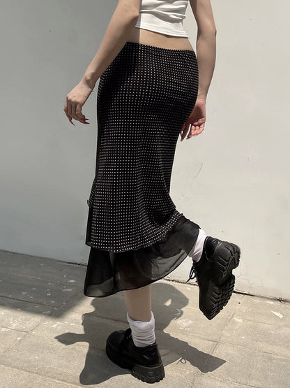 Elegant High Waist Pleated Midi Skirt with Floral Print for Women Stylish A-Line Knee Length Skirt for Summer
