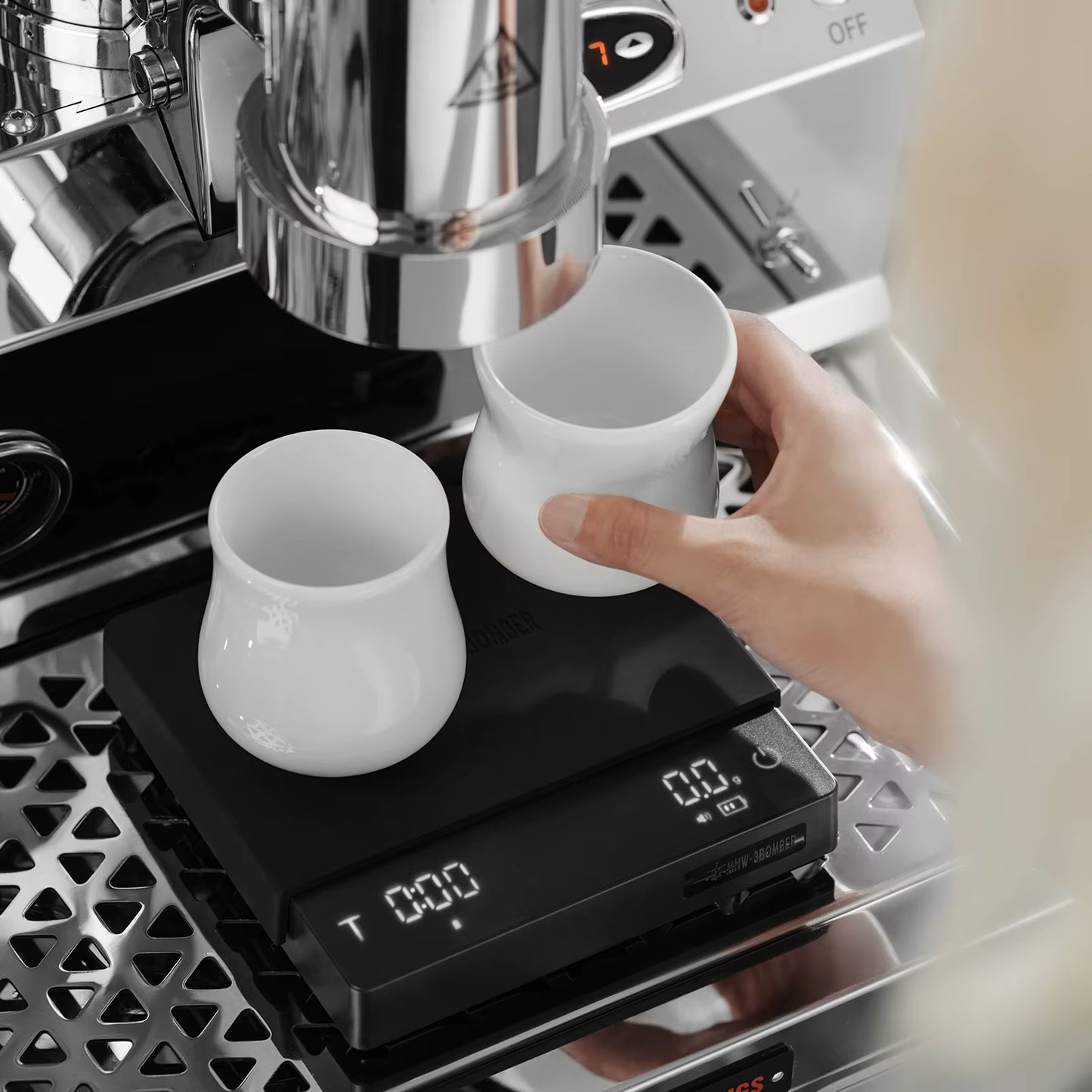 Cube Coffee Scale 3.0 Pro Max Digital Kitchen Coffee Scale High Precision Flow Rate Big Battery Coffee Accessories
