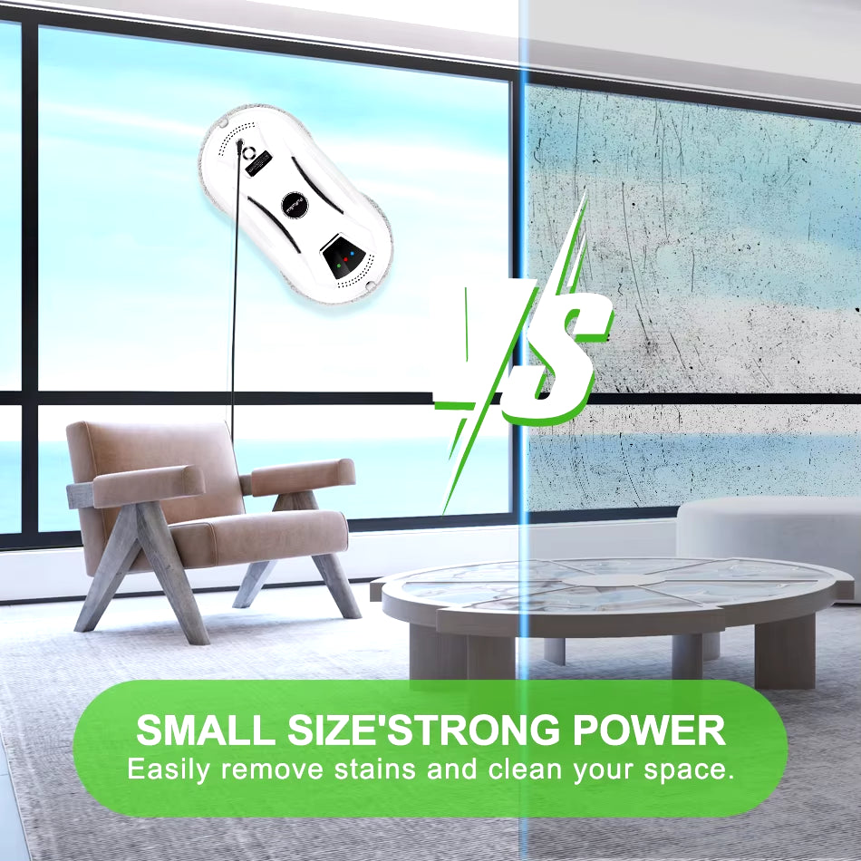 Ultra Thin Robot Vacuum Cleaner Window Cleaning Robot Window Cleaner Electric Glass Limpiacristales Remote Control for Home