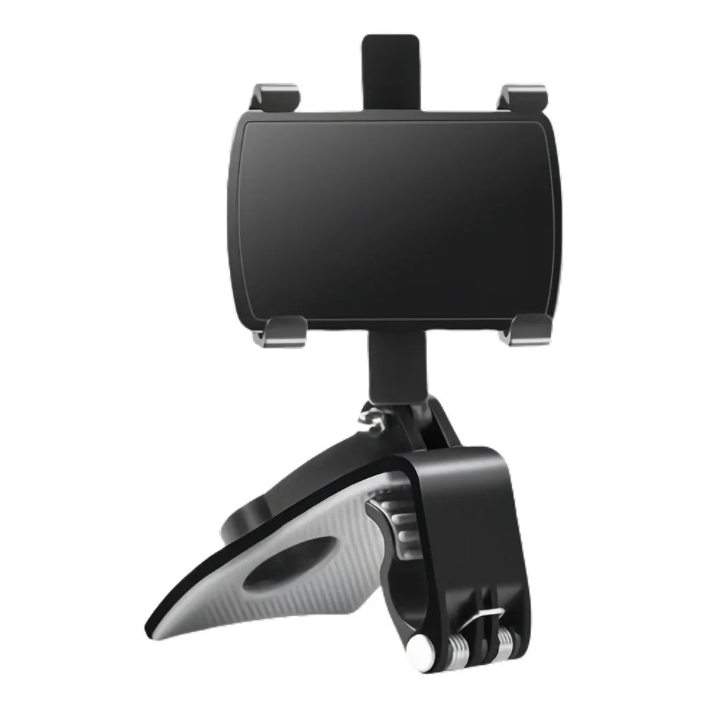 360-Degree Rotating Universal Car Phone Holder Stand for Dashboard - Compatible with iPhone, Samsung, Xiaomi, and Huawei