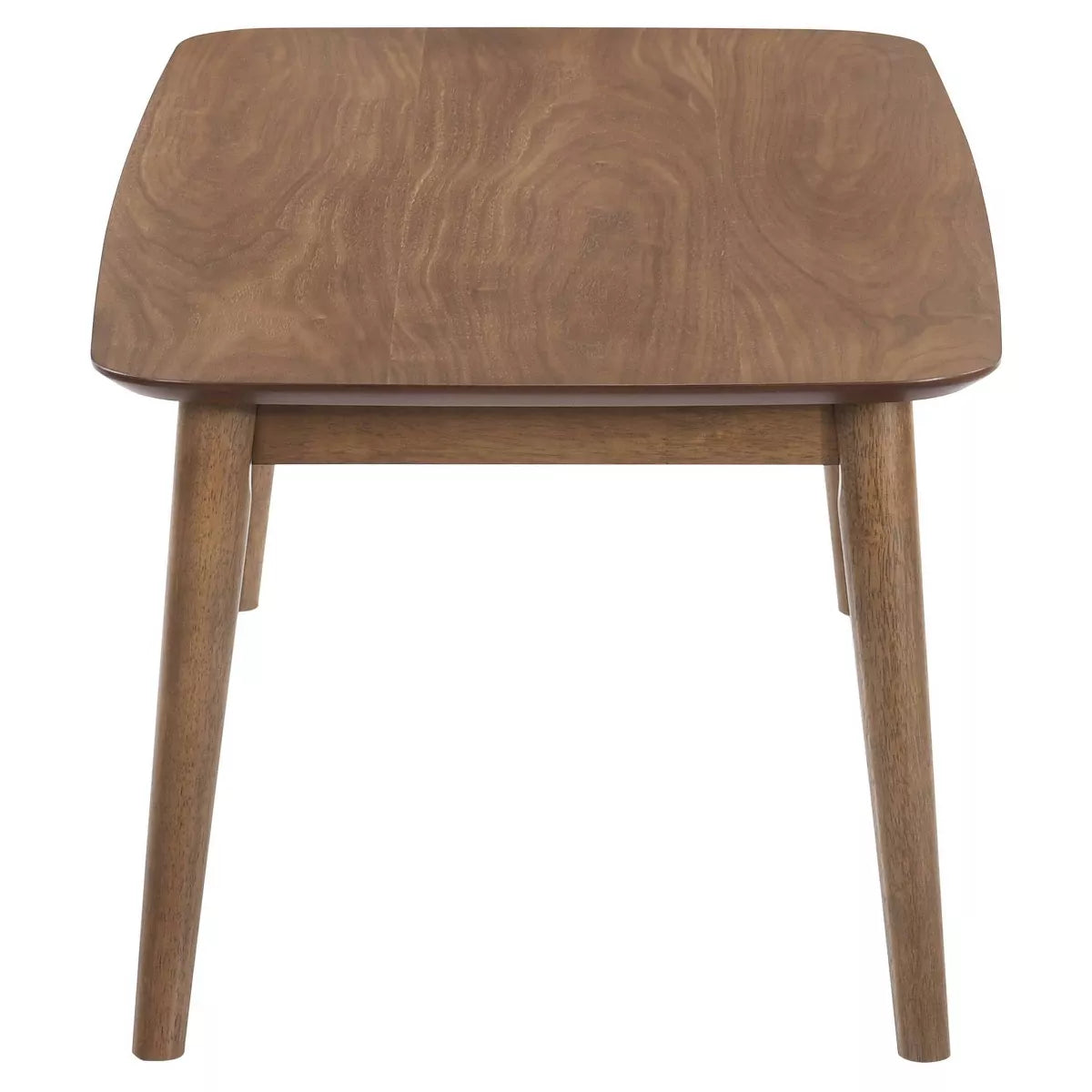 3Pc Radley Wood Coffee Table Set Walnut - Modern Living Room , Beveled Edge Design