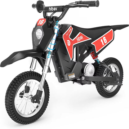 Hiboy 36V 300W Electric Motorcycle - Maximum Speed of 15.5 MPH and 13.7 Miles Range, 3-Speed Modes Electric Dirt Bike for Children Ages 3-10