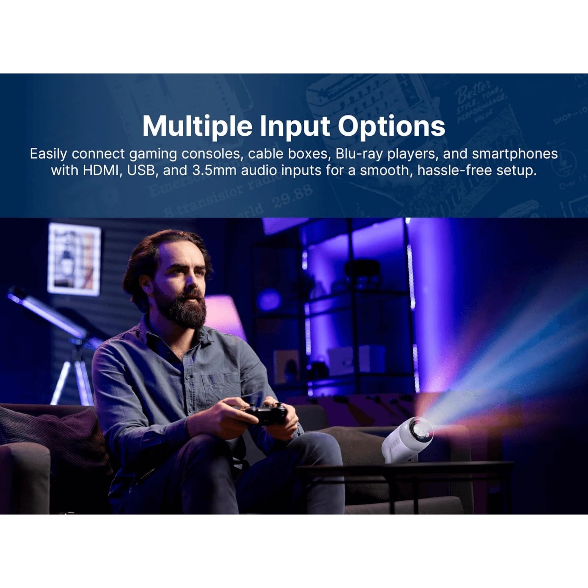 Emerson 150" Home Theater LCD Projector