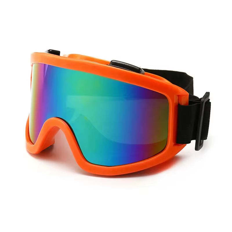 Protective Motorcycle Helmet Goggles for Outdoor Sports - Windproof and Dustproof Eye Protection for Skiing, Snowboarding, Motocross, and Riot Control