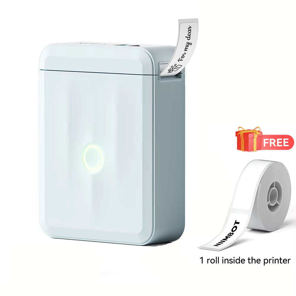 Niimbot D110 Mini Label Printer Pocket Thermal Wireless Adhesive Sticker DIY Name Tag Maker for School Home Office