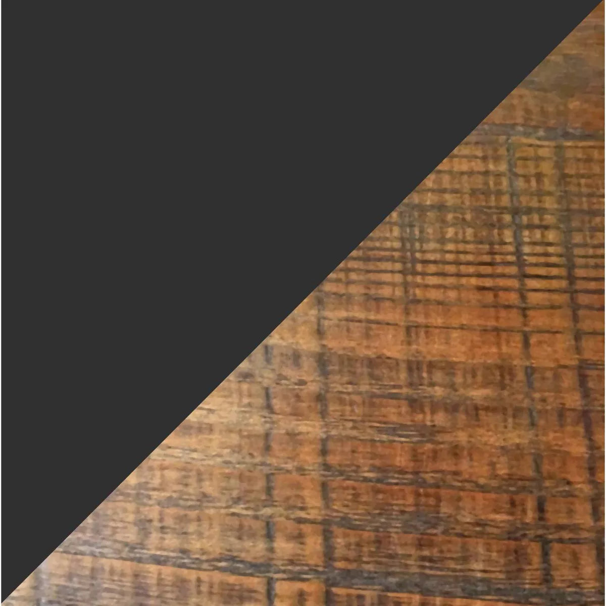 Pomona Natural Metal and Solid Wood Wall Shelf