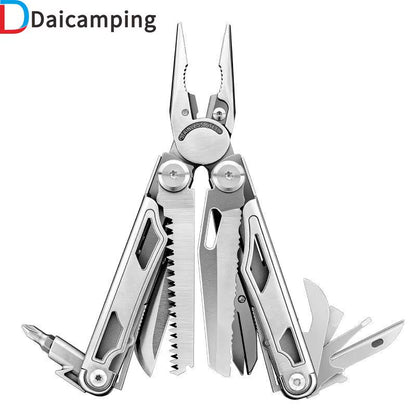 Daicamping DL1 Multifunctional Multi-Tool: Extra Cutter Scissors, Saw, Clamp, and Folding Knife