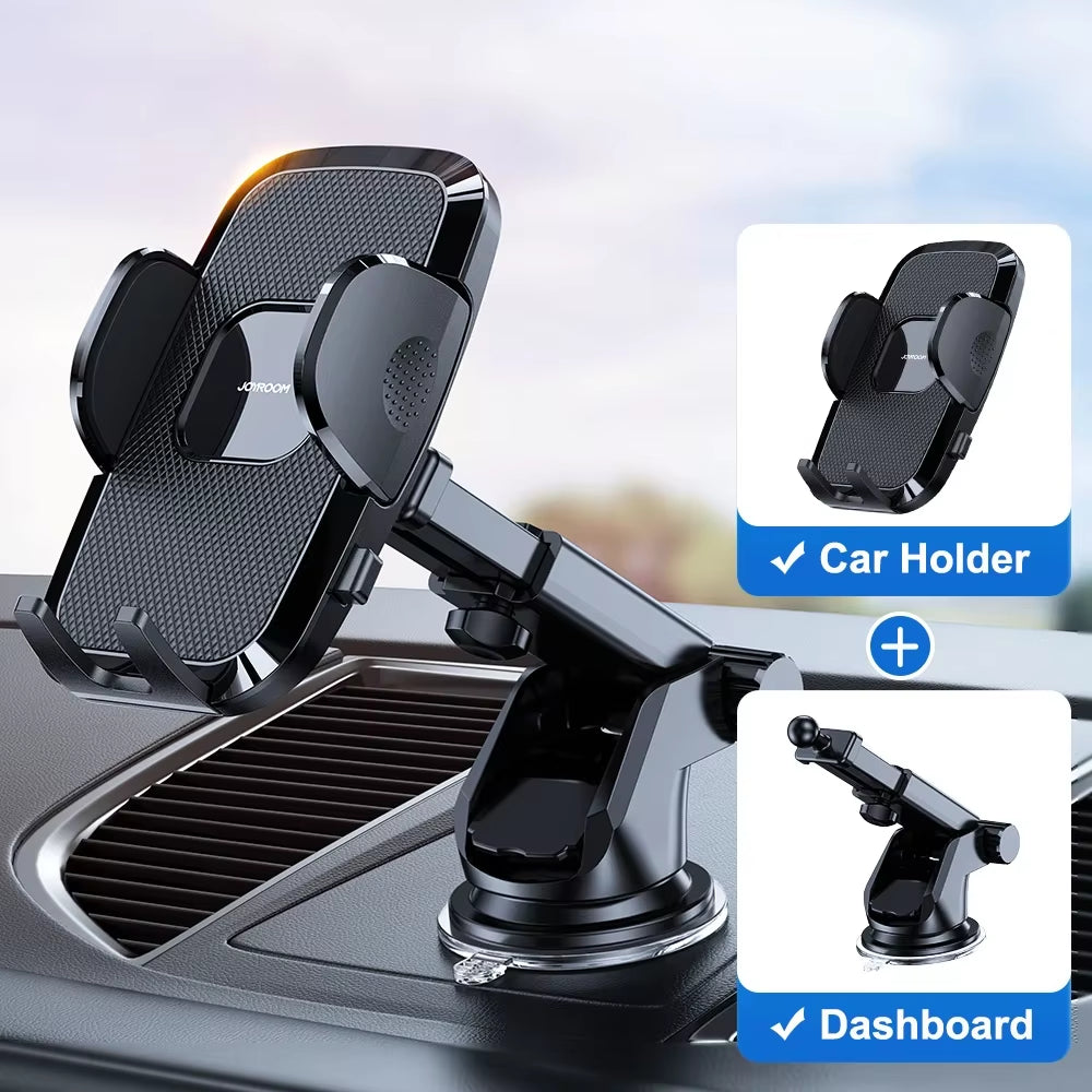 Dashboard Phone Holder for Car【360° Widest View】9In Flexible Long Arm, Universal Handsfree Auto Windshield Air Vent Phone Mount
