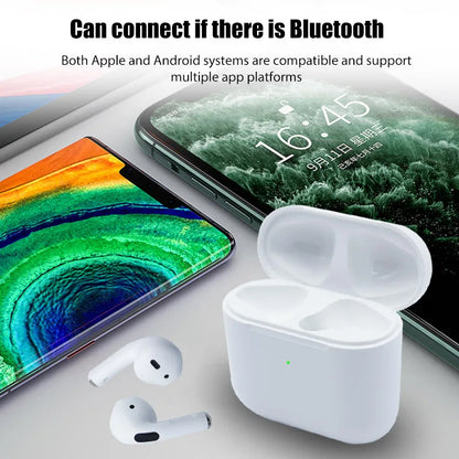 Pro 4 TWS Wireless Bluetooth Earphones Headphones Mini Earpone Headset for PC Android Apple Iphone Earbuds Accessories