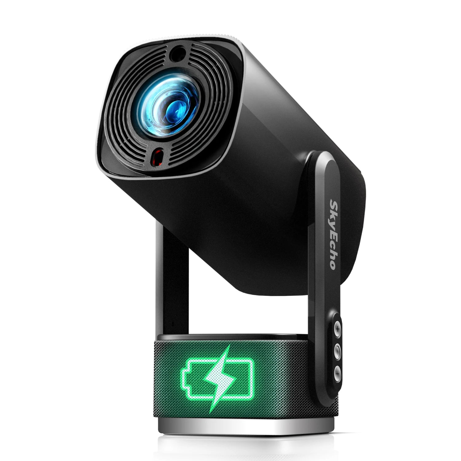  Freeone-Pro Auto Focus Built-In Battery Ceiling Projector Android 1+8G 350 ANSI Lumens 1080P 4K Decoding Supported Built-In 6W Surround Speaker Wifi6 Bluetooth 5.2 Home Theater Outdoors Wireless Projectors