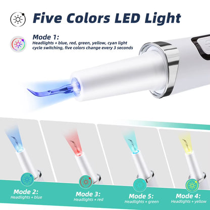 Electric Ultrasonic Dental Scaler with 5 Modes for Effective Oral Tartar Removal and Teeth Whitening