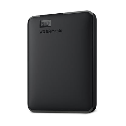WD 4TB Elements Portable USB 3.2 Gen 1, Hard Drive HDD - WDBU6Y0040BBK-