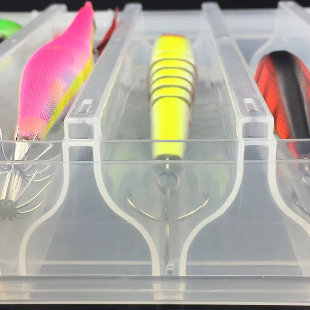 14 Grid Fishing Lure Box Large Capacity Double Sided Fishing Storage Case Portable Multifunctional for Fish Hook Lure Fake Bait