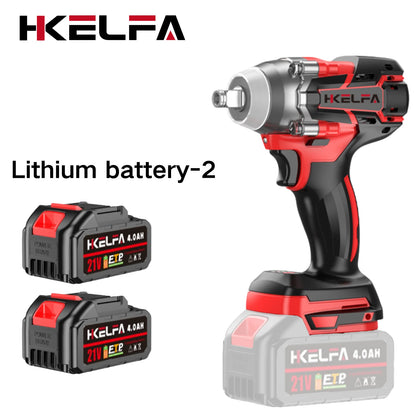 520N·m Brushless Electric Impact Wrench - 1/2" Cordless Tool Compatible with Makita 18V Battery