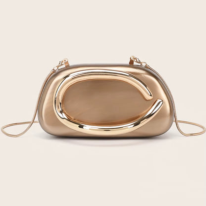 Fashion Women'S Handbag Bride Metal Gold Women Luxury Evening Banquet Clutch Bag Shoulder Wedding Purse Party Crossbody Bag