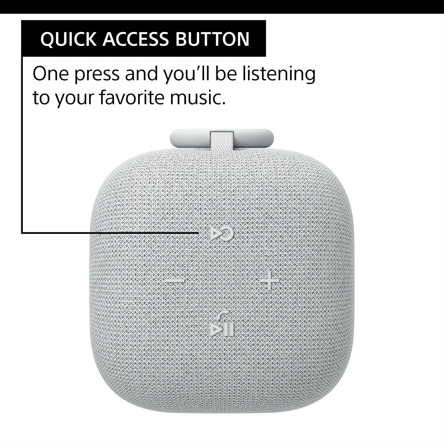 Sony Linkbuds Portable Wireless Speaker | Light Gray