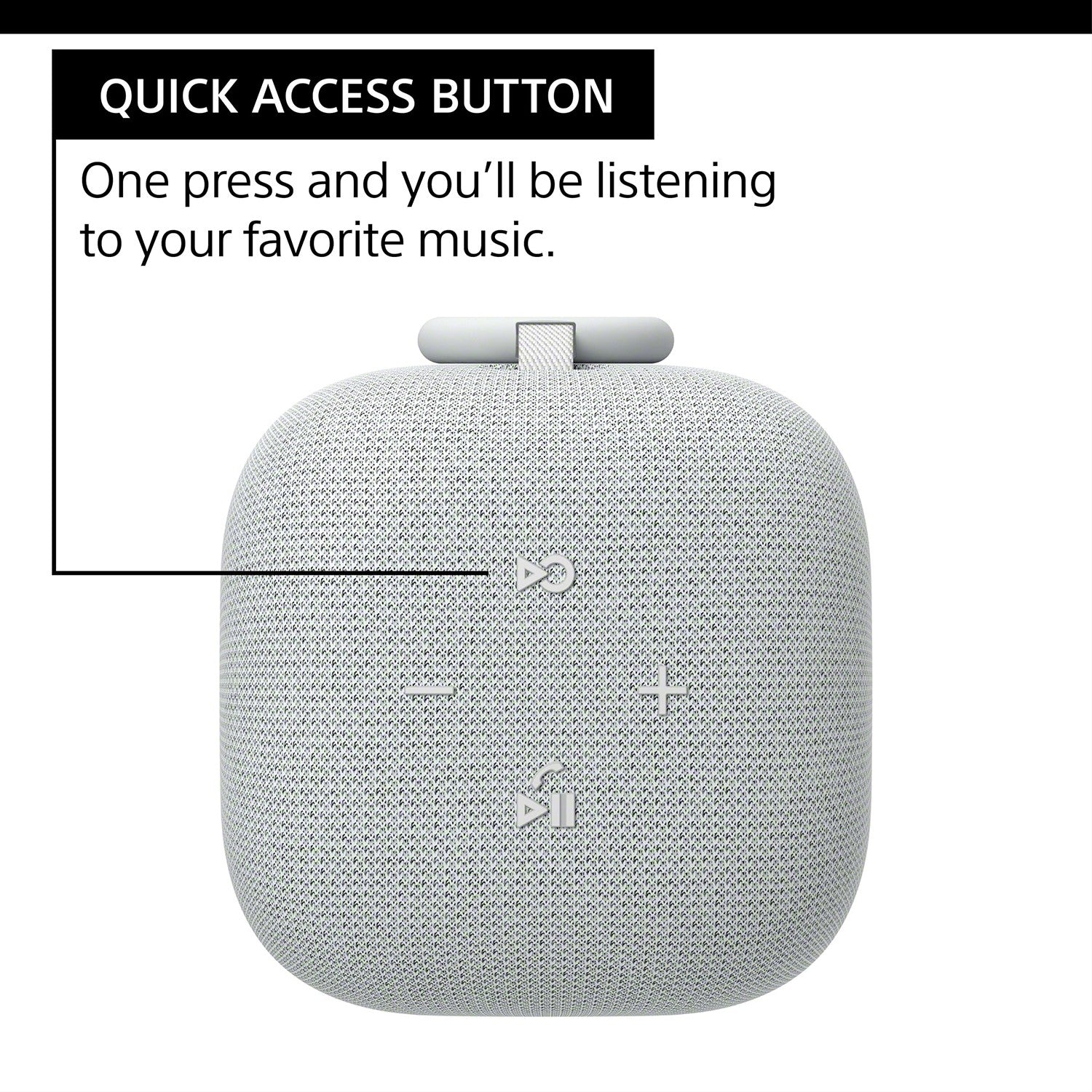 Sony Linkbuds Portable Wireless Speaker | Light Gray