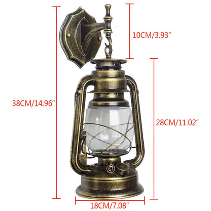 Wall Light Outdoor Outdoor Lamp Antique Hanging Outdoor Lanterns Suitable for Indoor and Outdoor Lighting Yards Facades Bronze