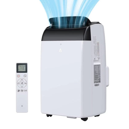 14000 BTU Portable Air Conditioner - 3-in-1 Free Standing Cooling Unit with Fan, Dehumidifier, Remote Control, and Sleep Mode