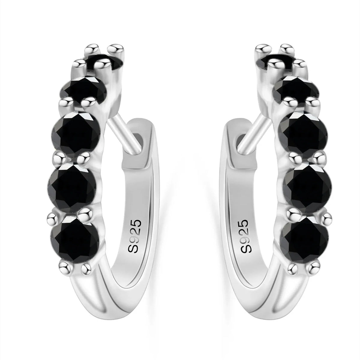 925 Sterling Silver Earrings Featuring 1 CT Total Moissanite - Elegant Jewelry Gift for Weddings and Special Occasions, Timeless Classic Design