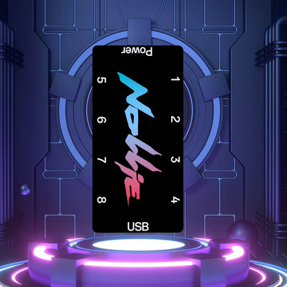 Nollie Signalrgb Openrgb Universal 5V 3PIN ARGB Controller 8 Way Addressable ARGB Splitter HUB for Computer Case Fan Light Strip