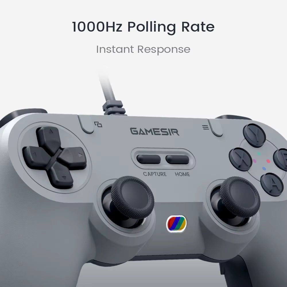 Gamesir Tegenaria Lite Wired Game Controller,  Effect Joysticks, 1000Hz Polling Rate, Anti-Drift for Nintendo Switch 2, PC