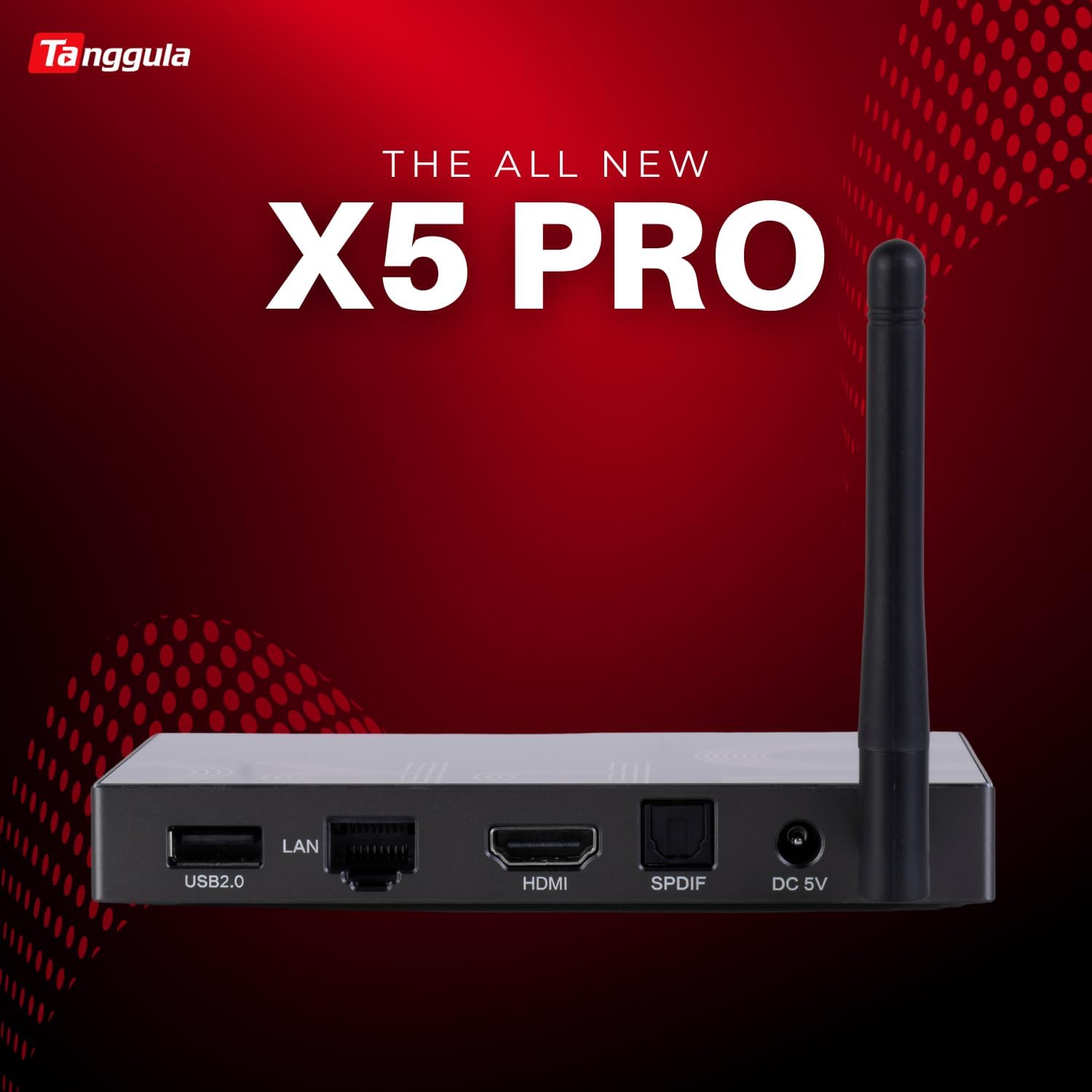 Tanggula X5 Pro 2024 Latest Model 4GB + 128GB. Supports 8K Resolution and Latest Android 11 OS & S905X4 CPU - Voice Control Remote. Metal Casing