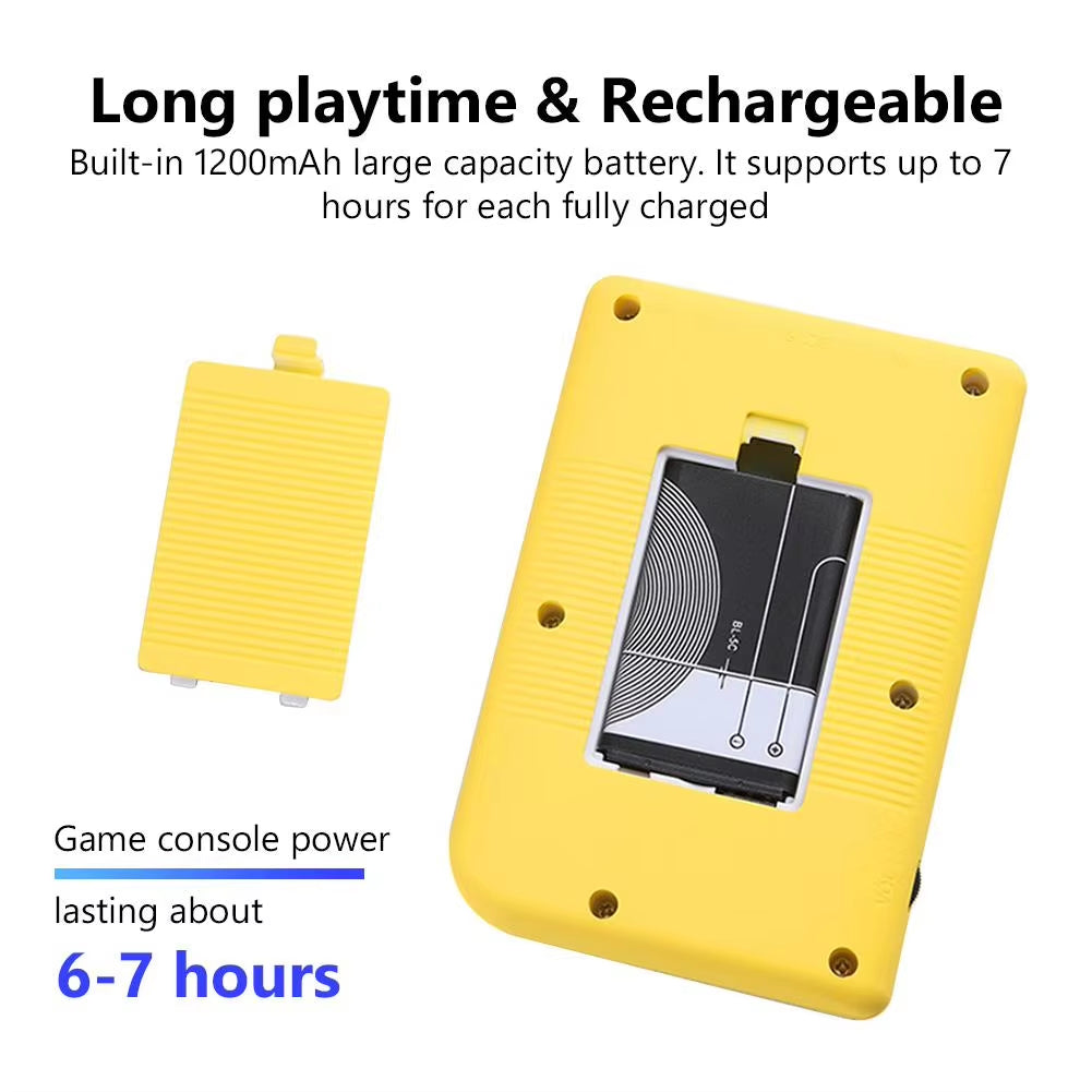 500 Games in One Portable Mini Electronic Video Game Player Kids Electronic Game Toy for Children Handheld Game Console Adjustab