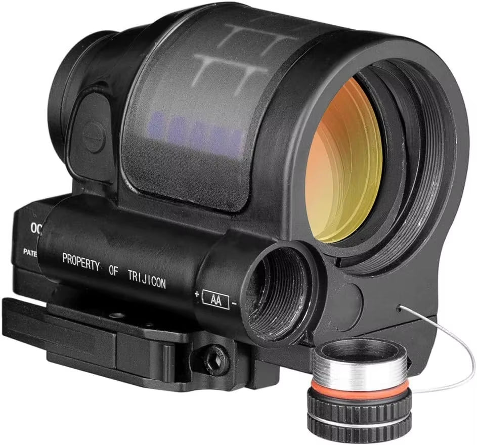 Solar-Powered 1X38 Red Dot Reflex Sight with Quick Detach Mount for Hunting Riflescope