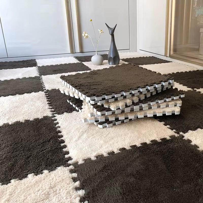 Soft Plush Baby Play Mat EVA Foam Children'S Carpet Interlocking Exercise Tiles Floor Carpet and Rug for Kids Pad 30*30 CM