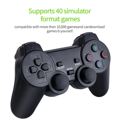 Video Game Sticks M8 Console 2.4G Dual Wireless Controller Game Stick 4K 10000 Games 64GB Retro Game for Dropshiopping Xmas Gift