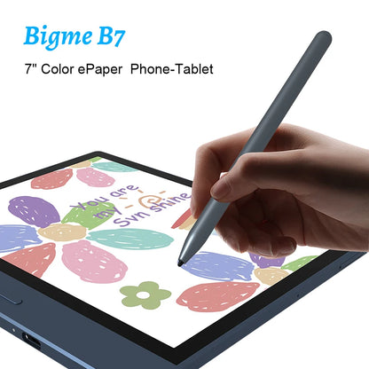 Bigme B7 7-Inch Color E-Ink E-Book Reader with 36-Level Frontlight, 8GB + 128GB Storage, Android 14 OS, 4G Calling, and Eye-Comfort Technology