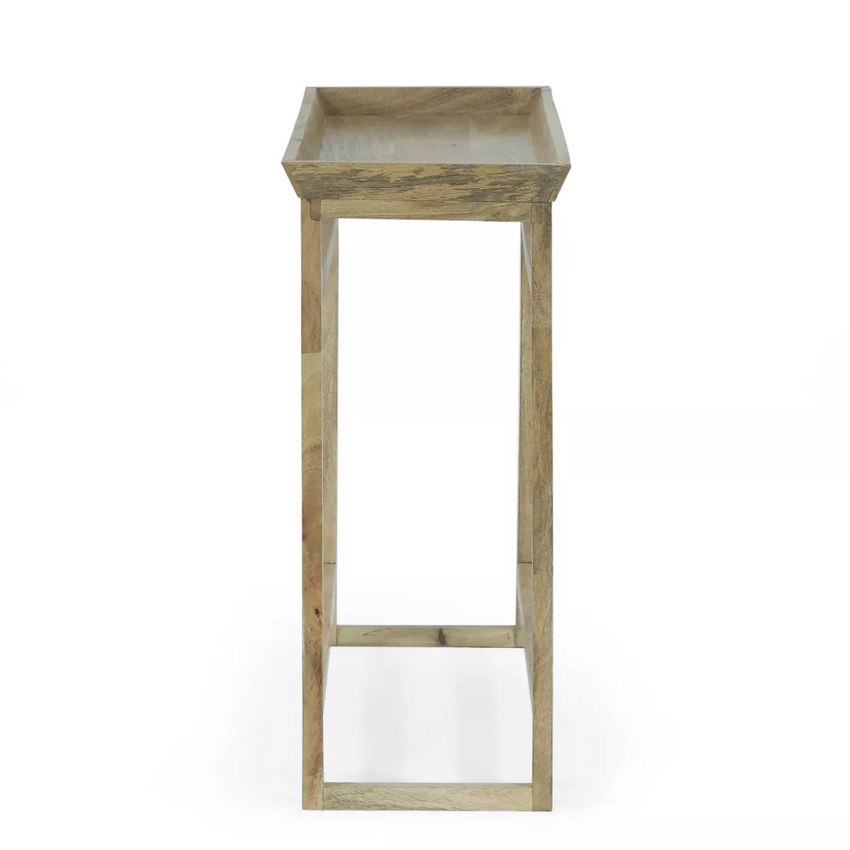 Meagher Rustic Handcrafted Mango Wood Console Table Natural 