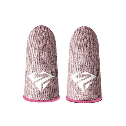 2 Pcs Mobile Game Fingertip Gloves Sweatproof Anti-Slip Touch Screen Finger Sleeve Breathable Gaming Fingertip Cover for Gamer